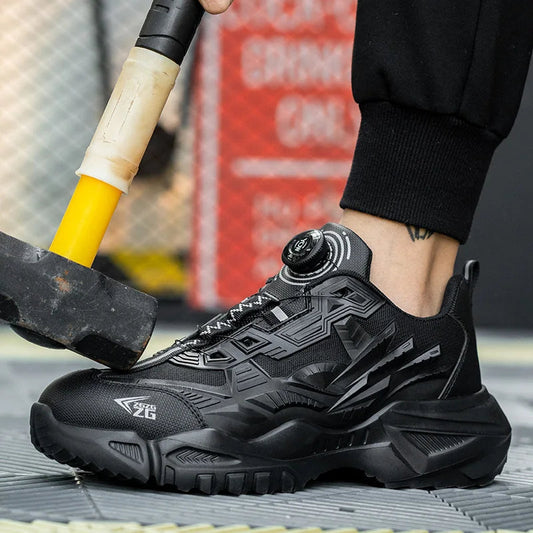 Safety Work Shoes with Steel Toe & Anti-Slip Sole