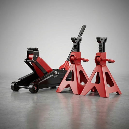 2 Ton Capacity with Adjustable Jack Stands for Safe Vehicle Lifting