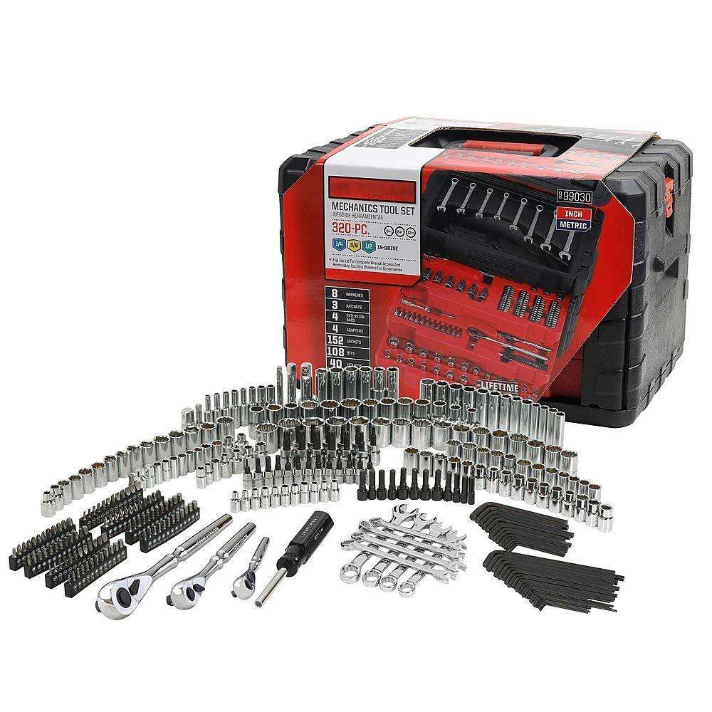 320-Piece Socket Set with Durable Storage Case