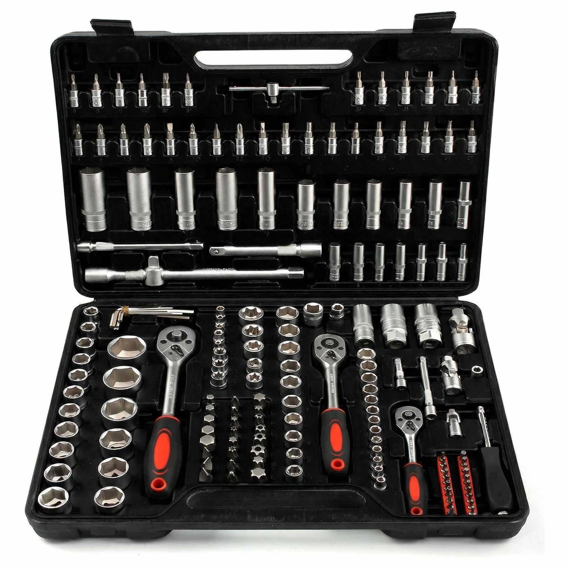 Durable Carbon Steel Tool Kit with Portable Storage