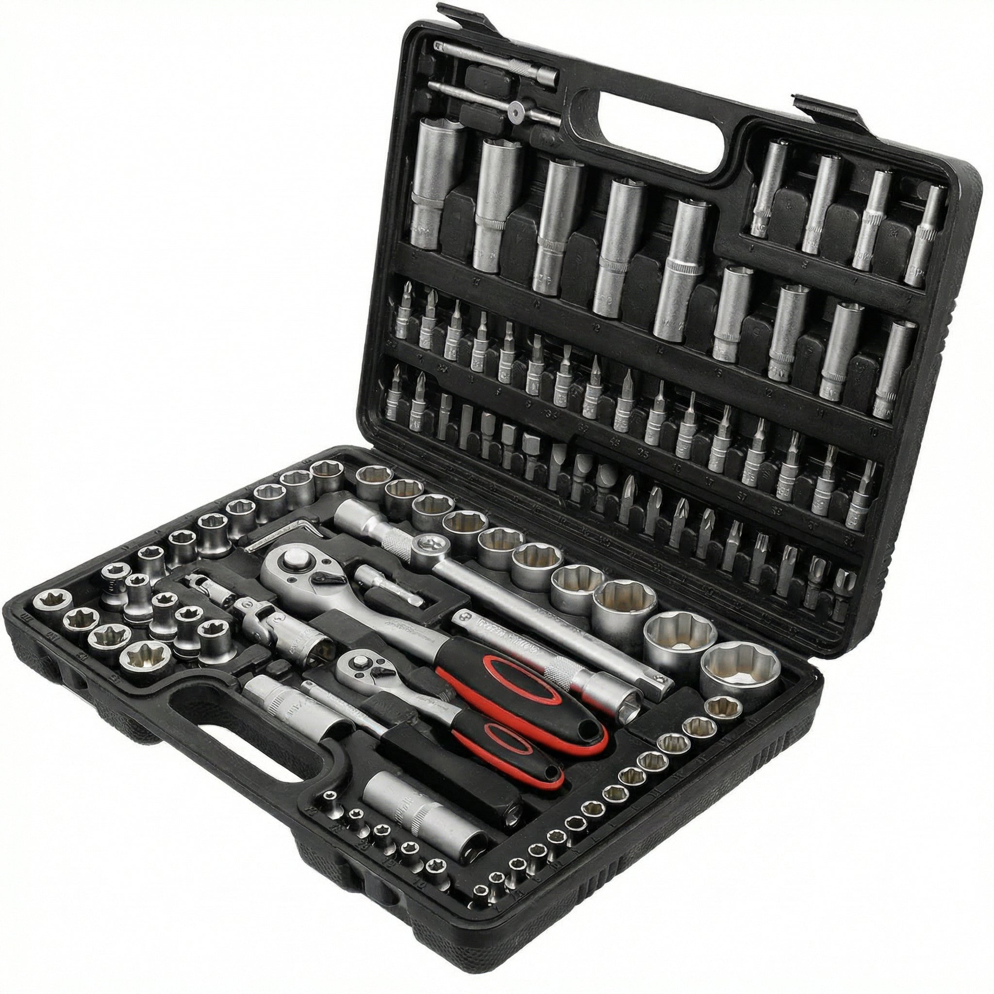 Durable Carbon Steel Tool Kit with Portable Storage