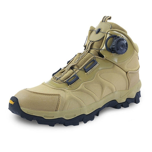 Mid-Top Hiking Shoes with Shock Absorption