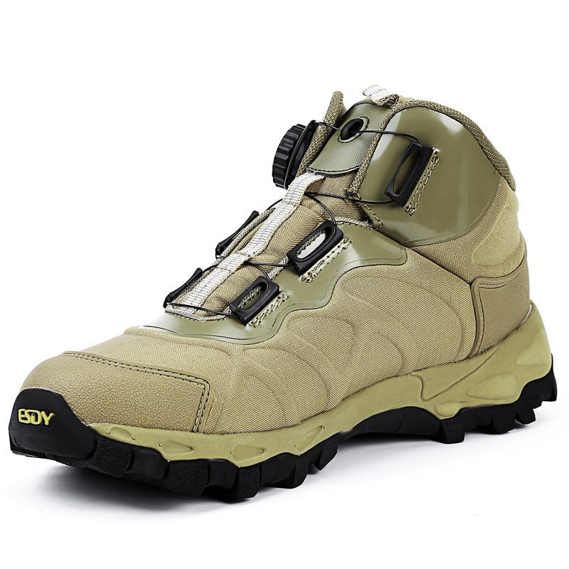 Mid-Top Hiking Shoes with Shock Absorption