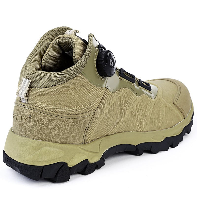 Mid-Top Hiking Shoes with Shock Absorption
