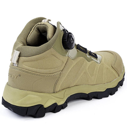 Mid-Top Hiking Shoes with Shock Absorption