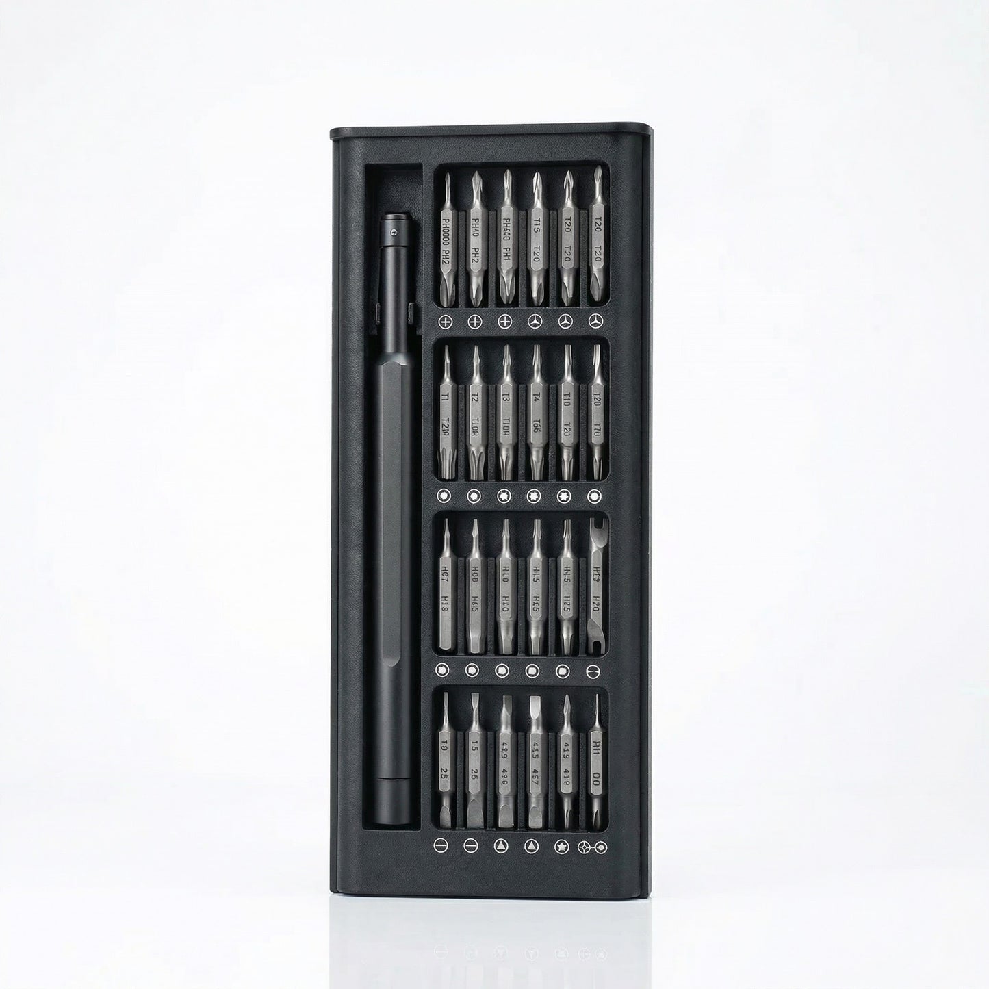 Precision Screwdriver Set | 49 Magnetic Bits with Ergonomic Handle | Versatile Tool Kit for Electronics Repair