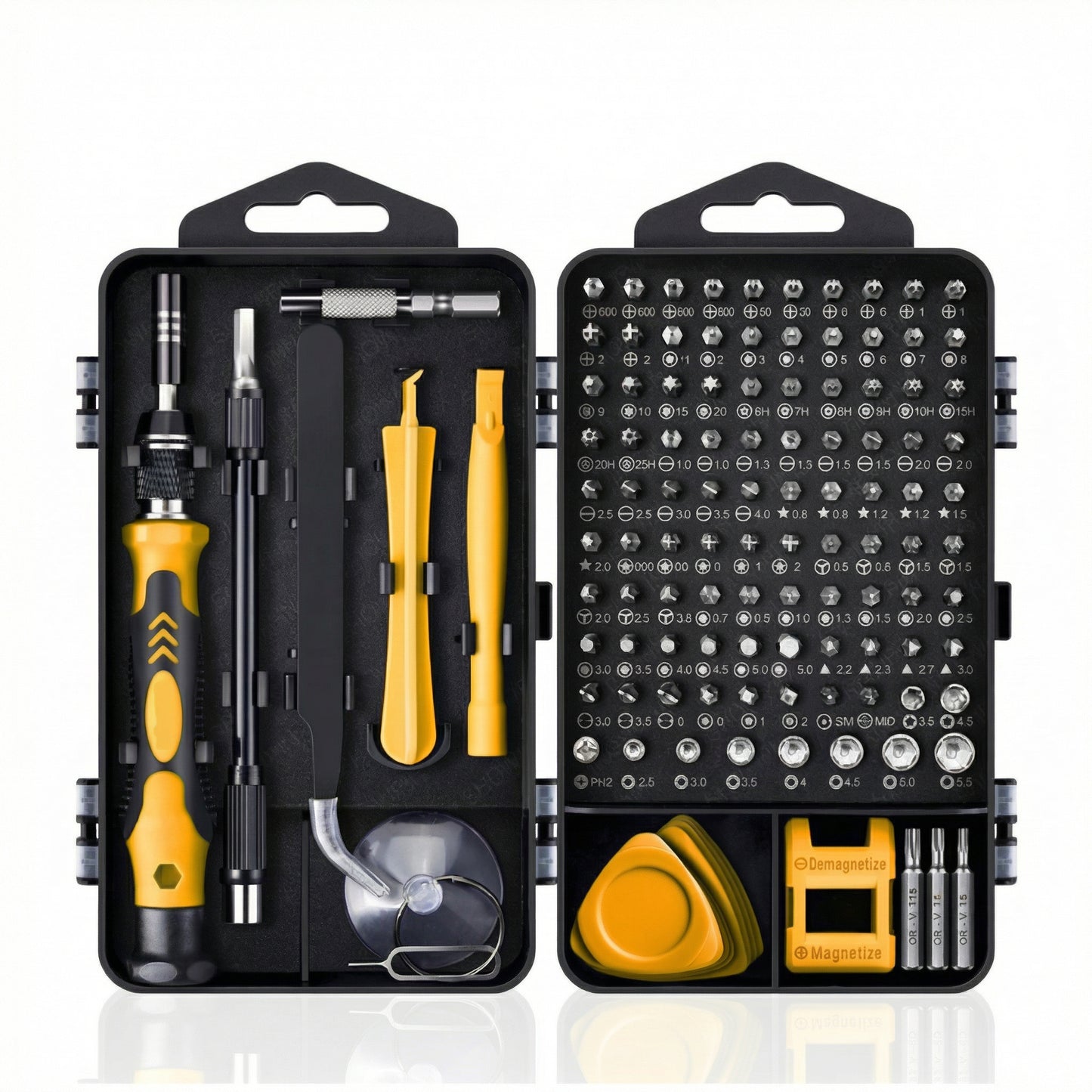 Precision Screwdriver Set with 140 Magnetic Bits | Essential Tool Kit for Electronics Repair