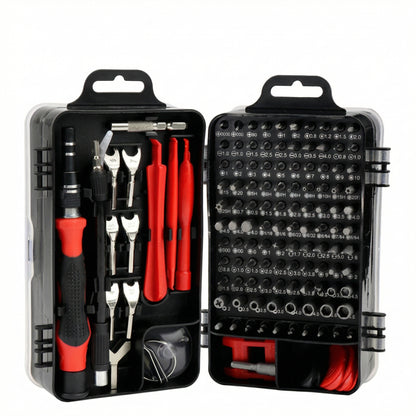 Precision Screwdriver Set with 140 Magnetic Bits | Essential Tool Kit for Electronics Repair