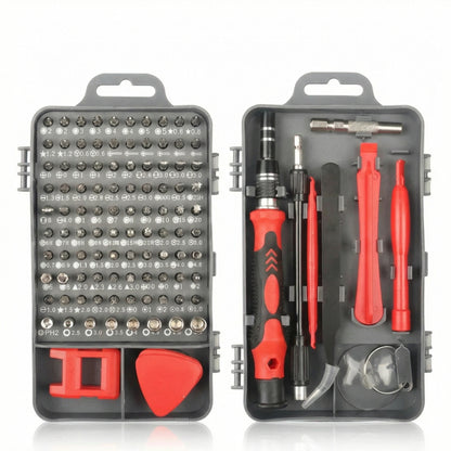 Precision Screwdriver Set with 140 Magnetic Bits | Essential Tool Kit for Electronics Repair