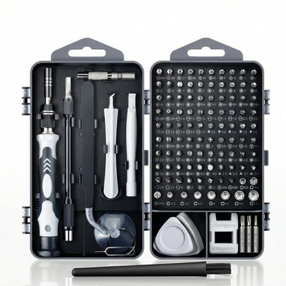 Precision Screwdriver Set with 140 Magnetic Bits | Essential Tool Kit for Electronics Repair