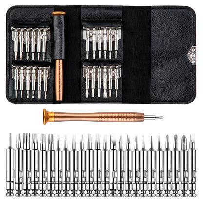 Precision Screwdriver Set with 140 Magnetic Bits | Essential Tool Kit for Electronics Repair