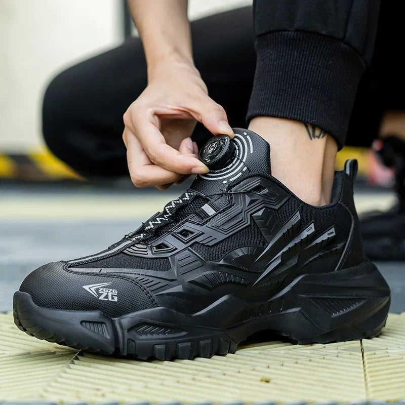 Safety Work Shoes with Steel Toe & Anti-Slip Sole
