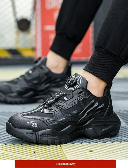 Safety Work Shoes with Steel Toe & Anti-Slip Sole