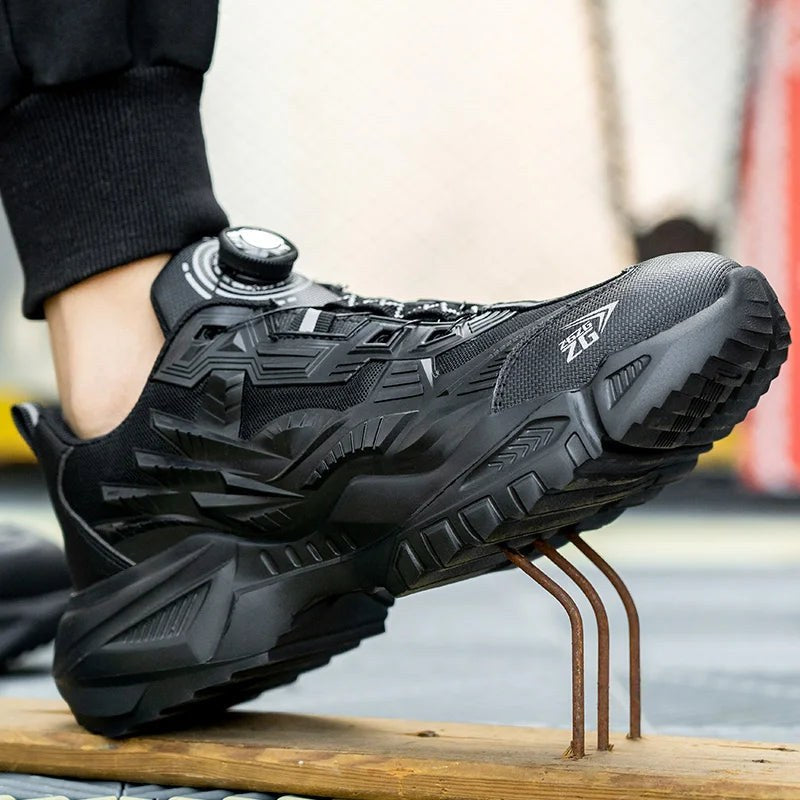 Safety Work Shoes with Steel Toe & Anti-Slip Sole