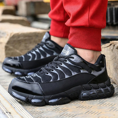 Safety Work Shoes with Steel Toe and Anti-Slip Sole