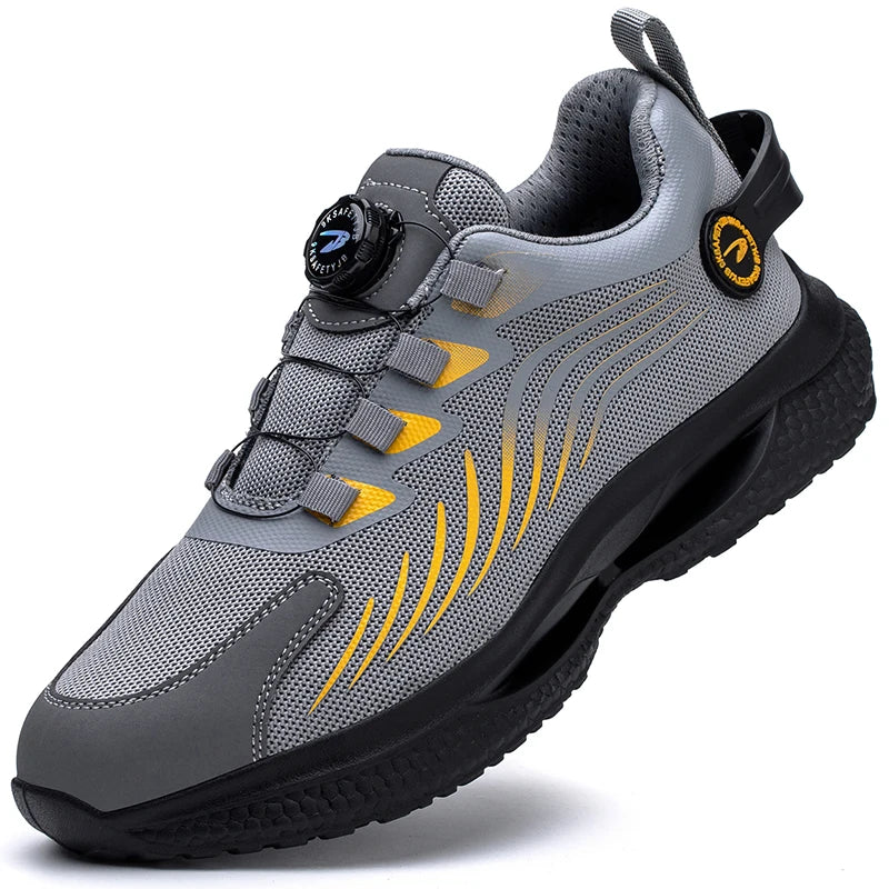 Steel Toe Safety Shoes with Anti-Slip Sole