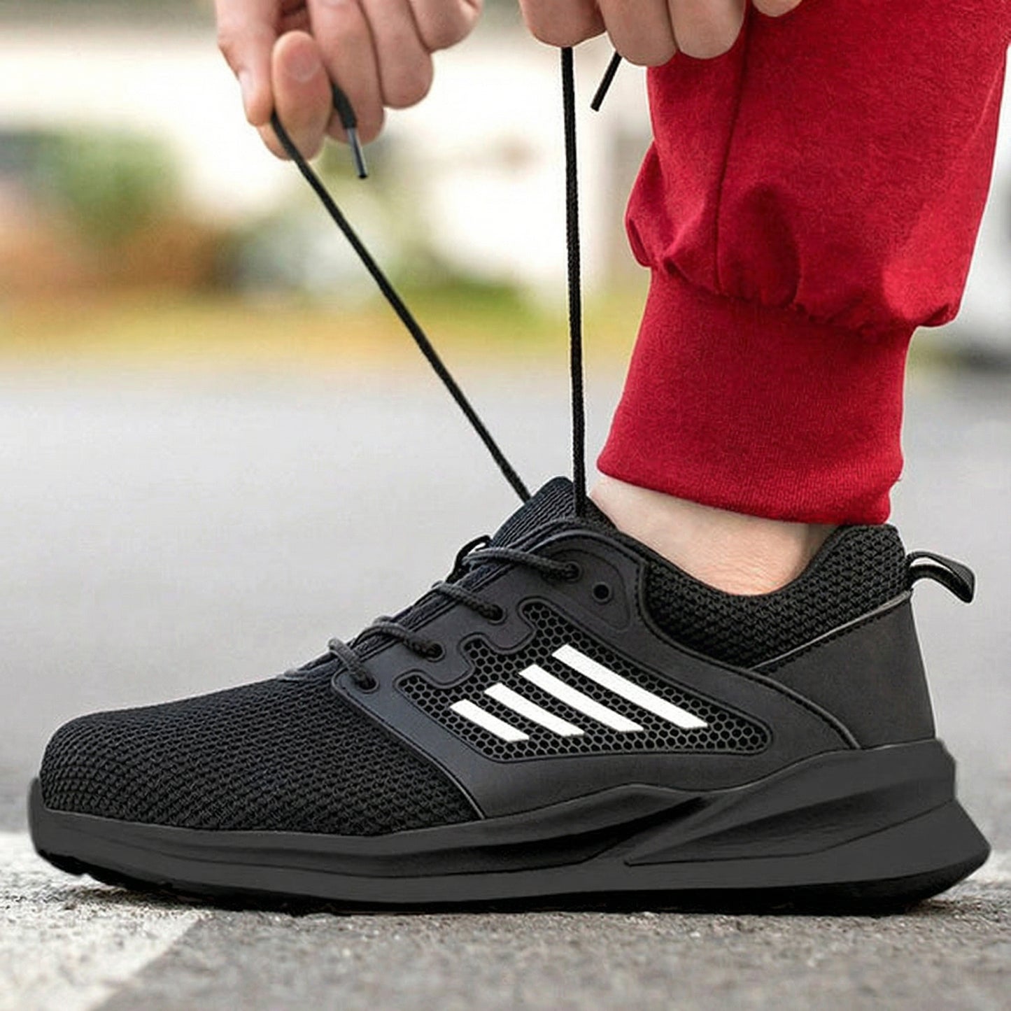 Steel Toe Shoes with Anti-Slip Sole