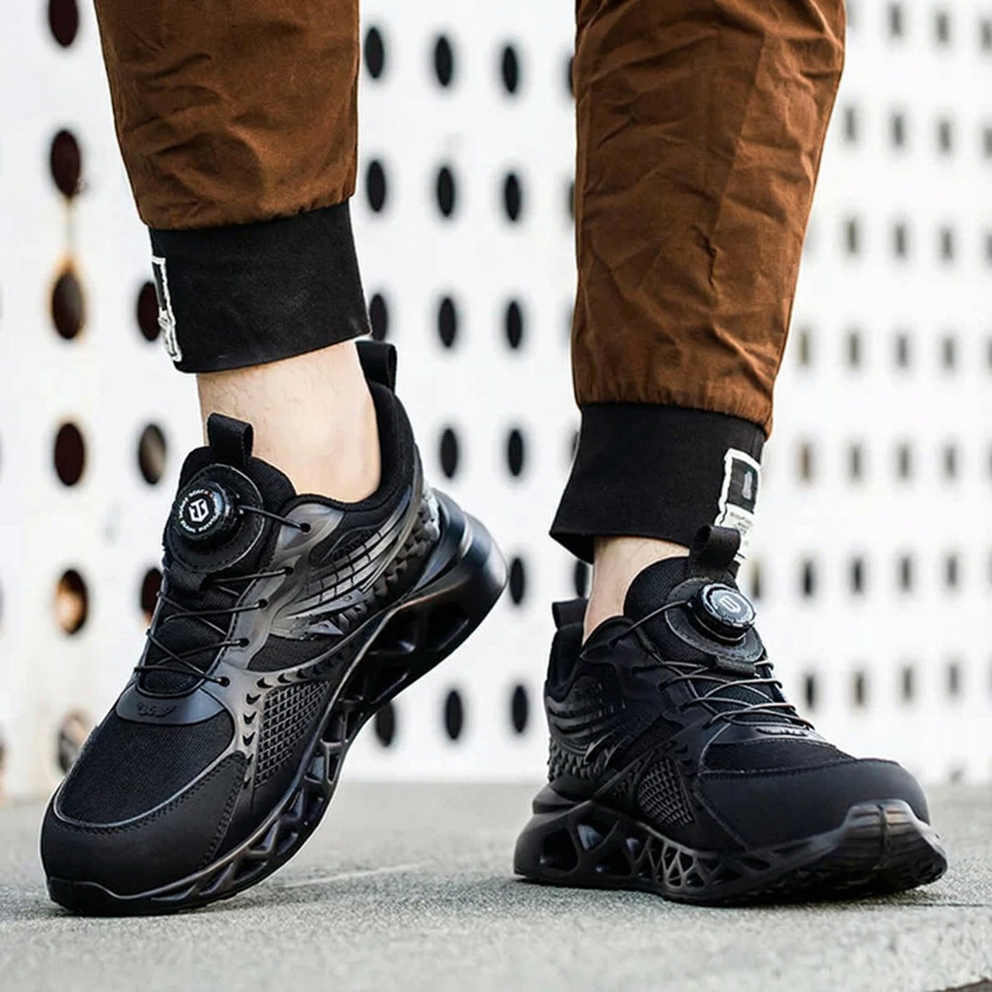 Steel Toe Work Shoes with Anti-Puncture Protection