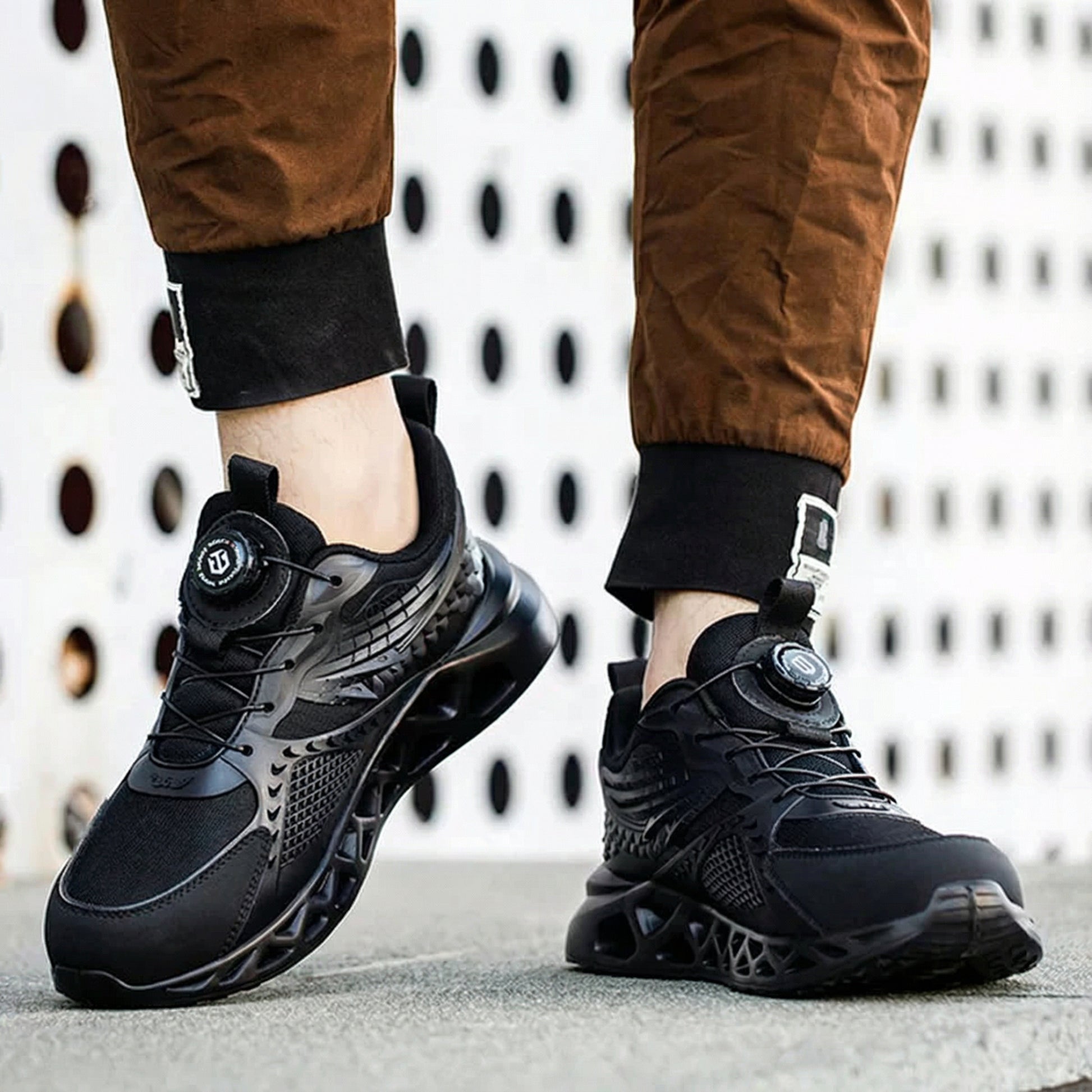 Steel Toe Work Shoes with Anti-Puncture Protection