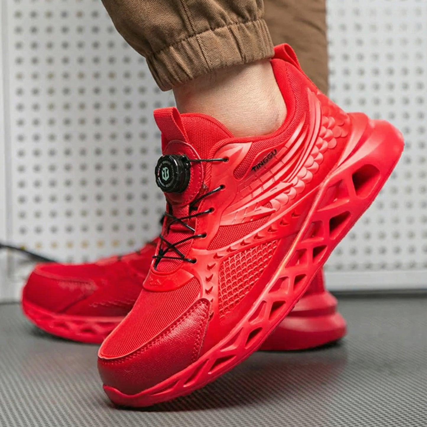 Steel Toe Work Shoes with Anti-Puncture Protection