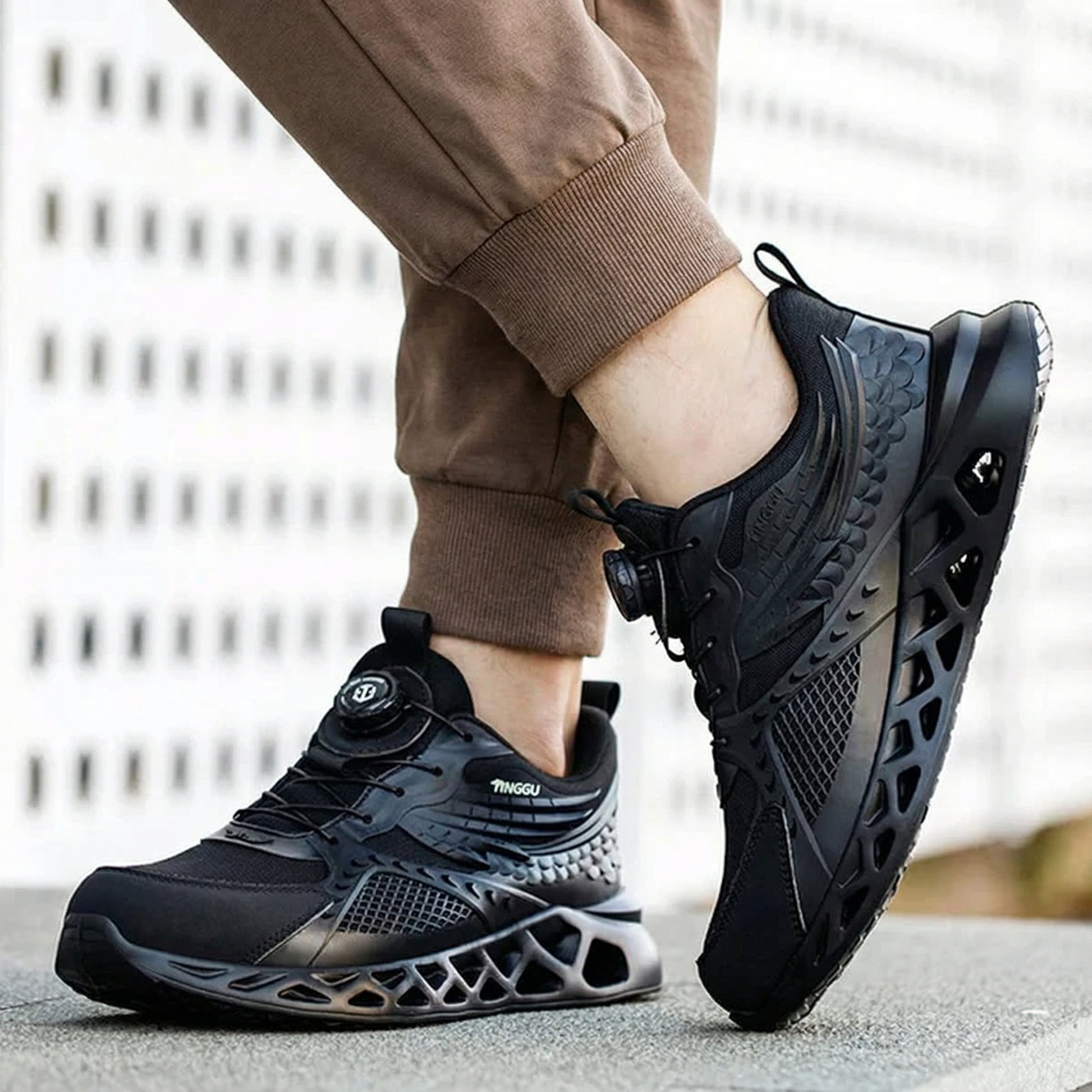 Steel Toe Work Shoes with Anti-Puncture Protection