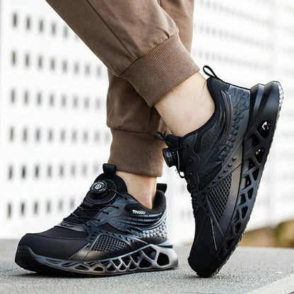 Steel Toe Work Shoes with Anti-Puncture Protection
