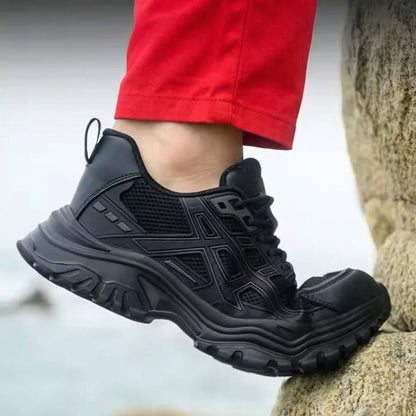 Steel Toe Work Shoes with Non-Slip Sole