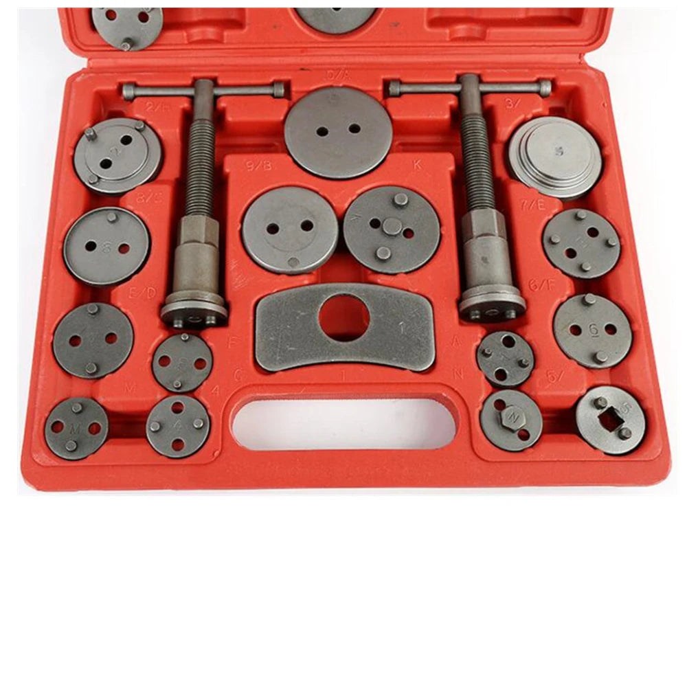 Universal Brake Caliper Tool Kit with 22 Adapters
