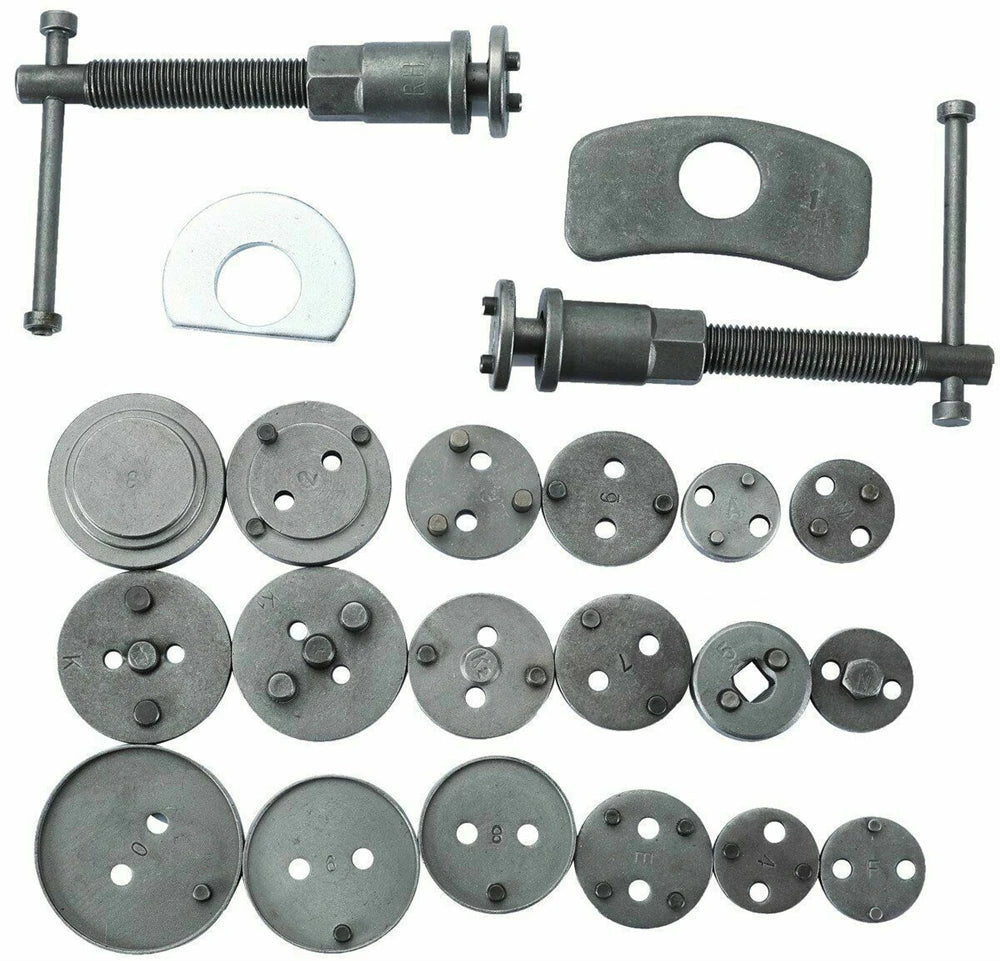 Universal Brake Caliper Tool Kit with 22 Adapters